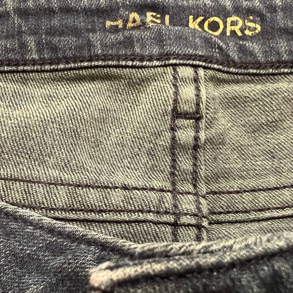 MICHAEL KORS MK Front Zipper Pockets Skinny Low Rise Denim Jeans Sz 2 - Picture 10 of 10